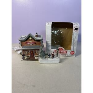 Enchanted Christmas 6pc Lighted General Store Set in Box